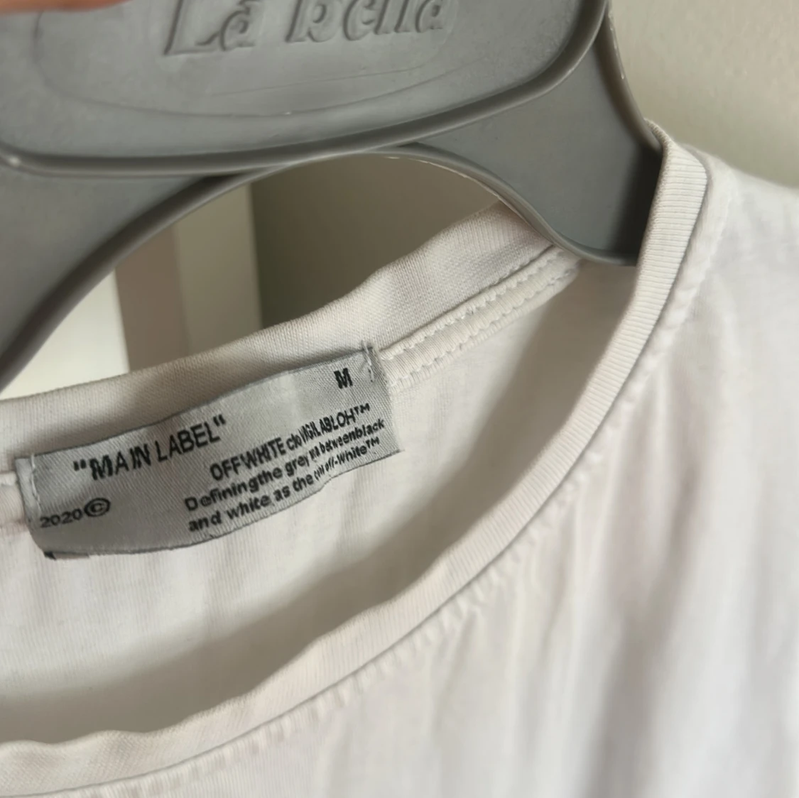 Vit Off-White t-shirt med tryck - 2