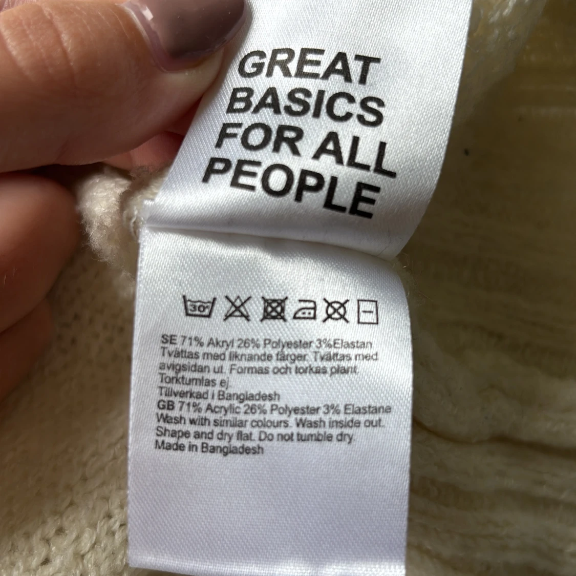 Krämvit polotröja från 157 - 3