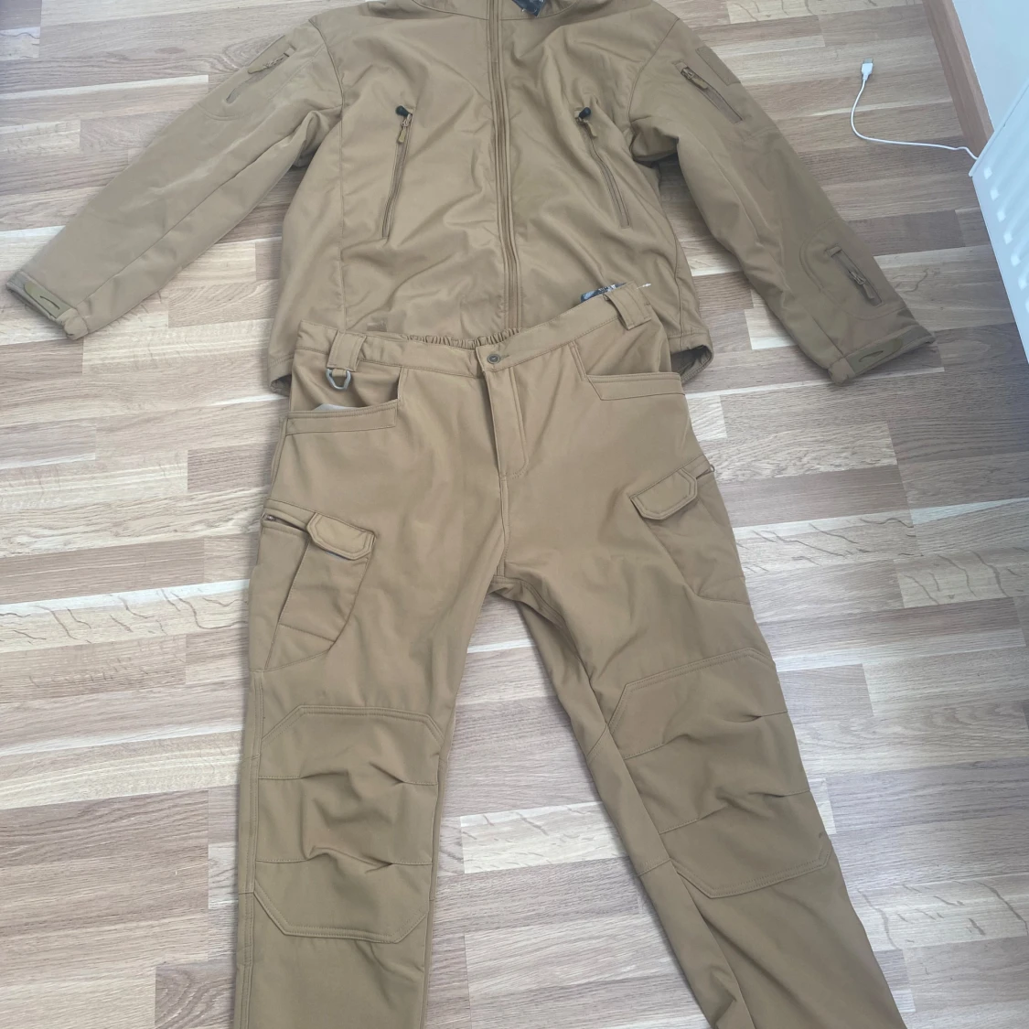Tactical Gear camel vindjacka 4XL