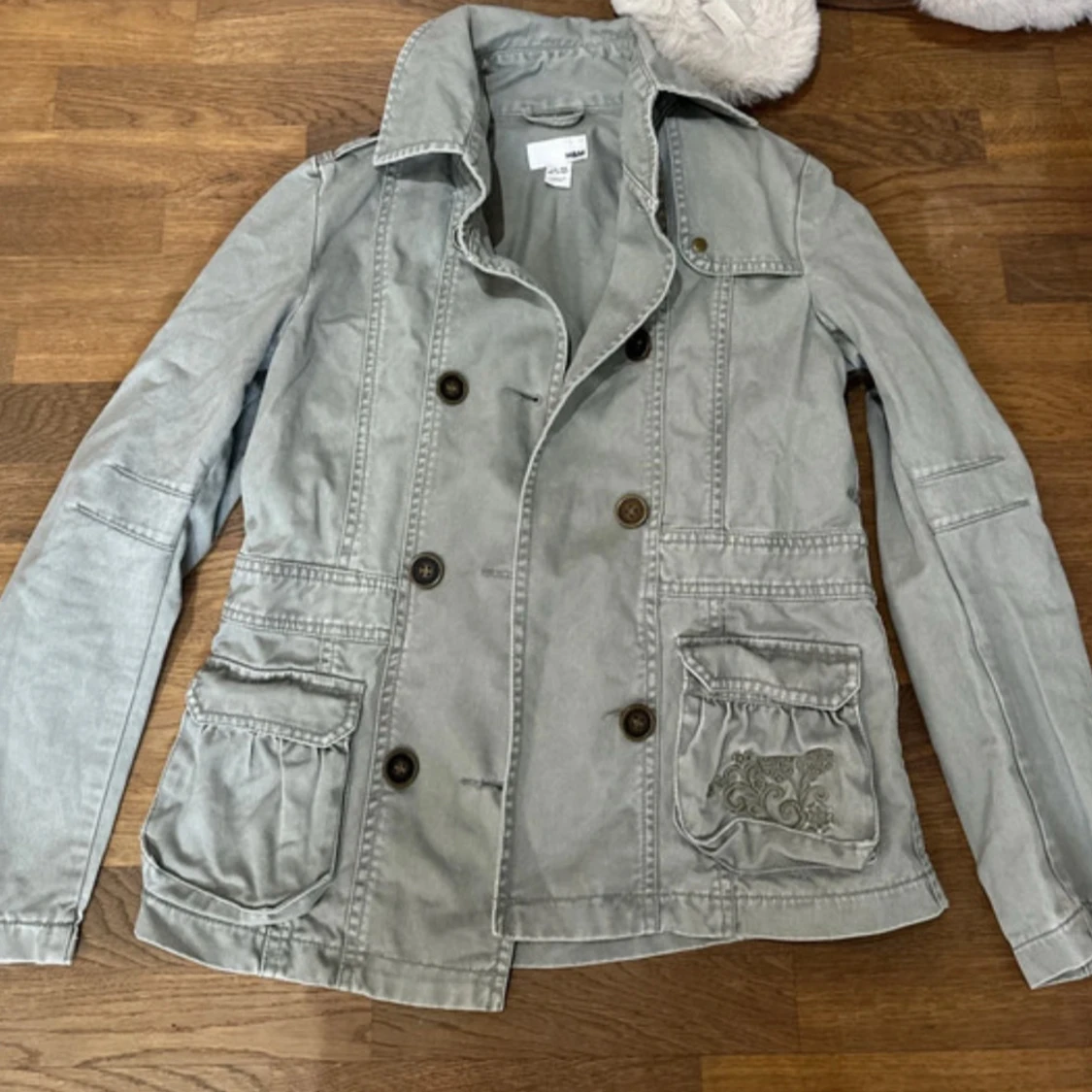 Ljusgrön skepparkavaj  - 1