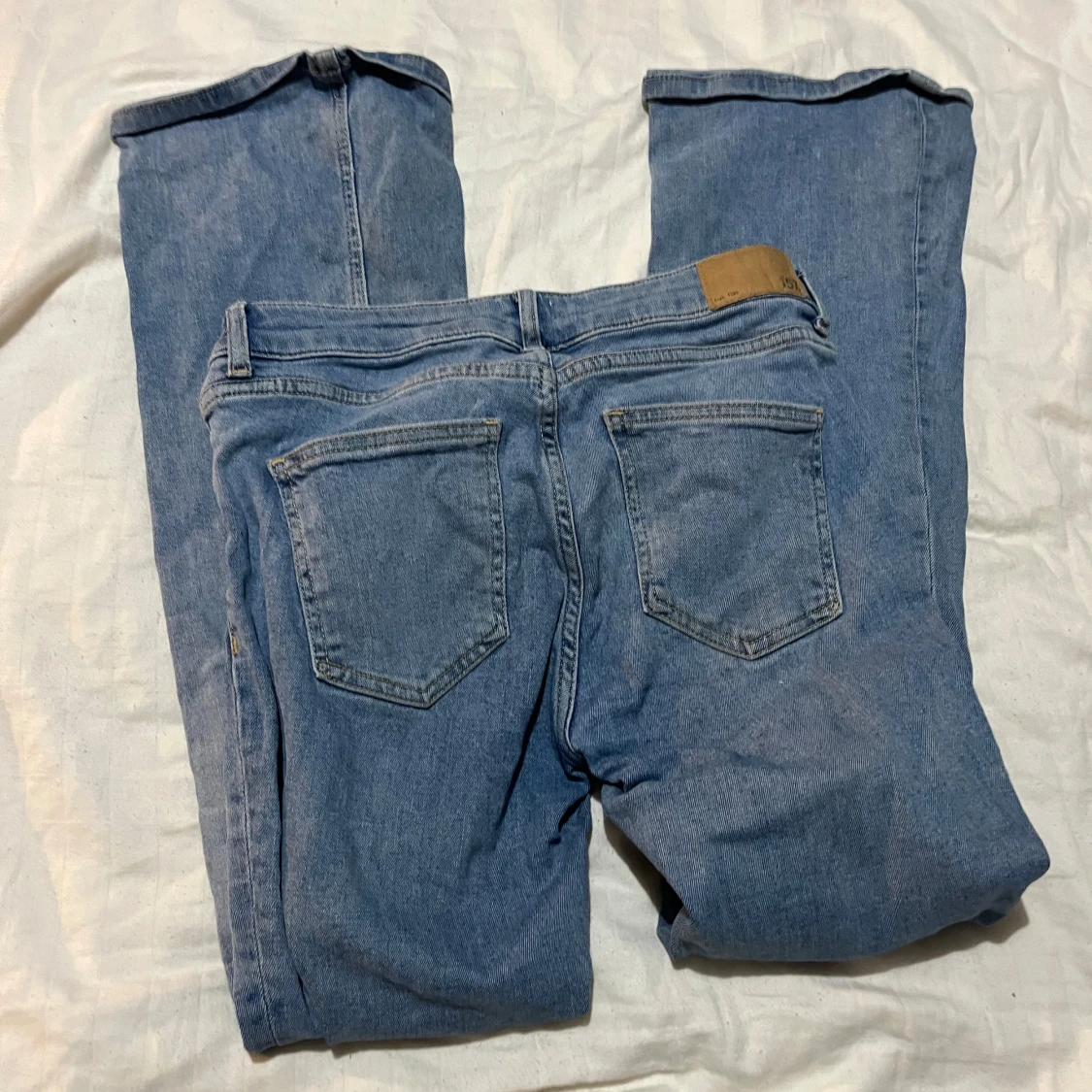 Ljusblå bootcut jeans från 157, S - 2