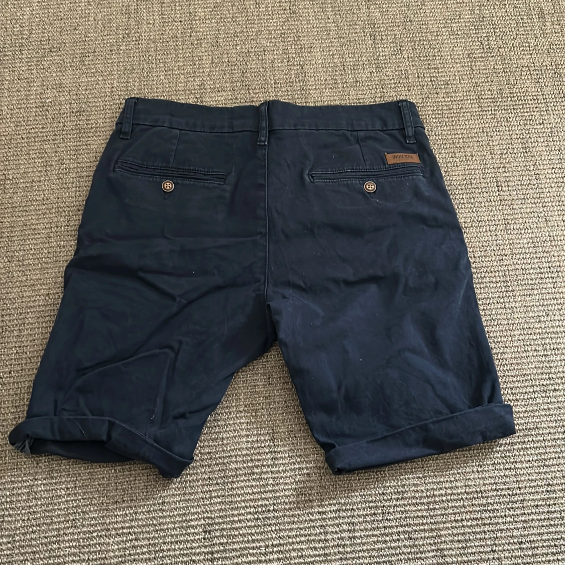 Mörkblå shorts från INDICODE JEANS - 1