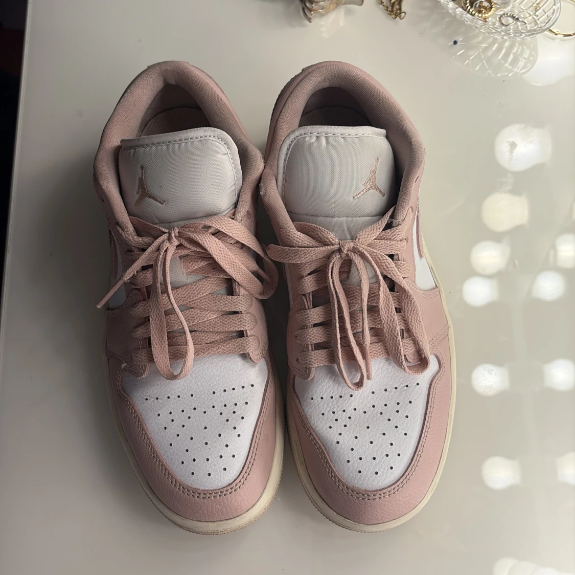 Nike Air Jordan 1 Low ljusrosa - 2