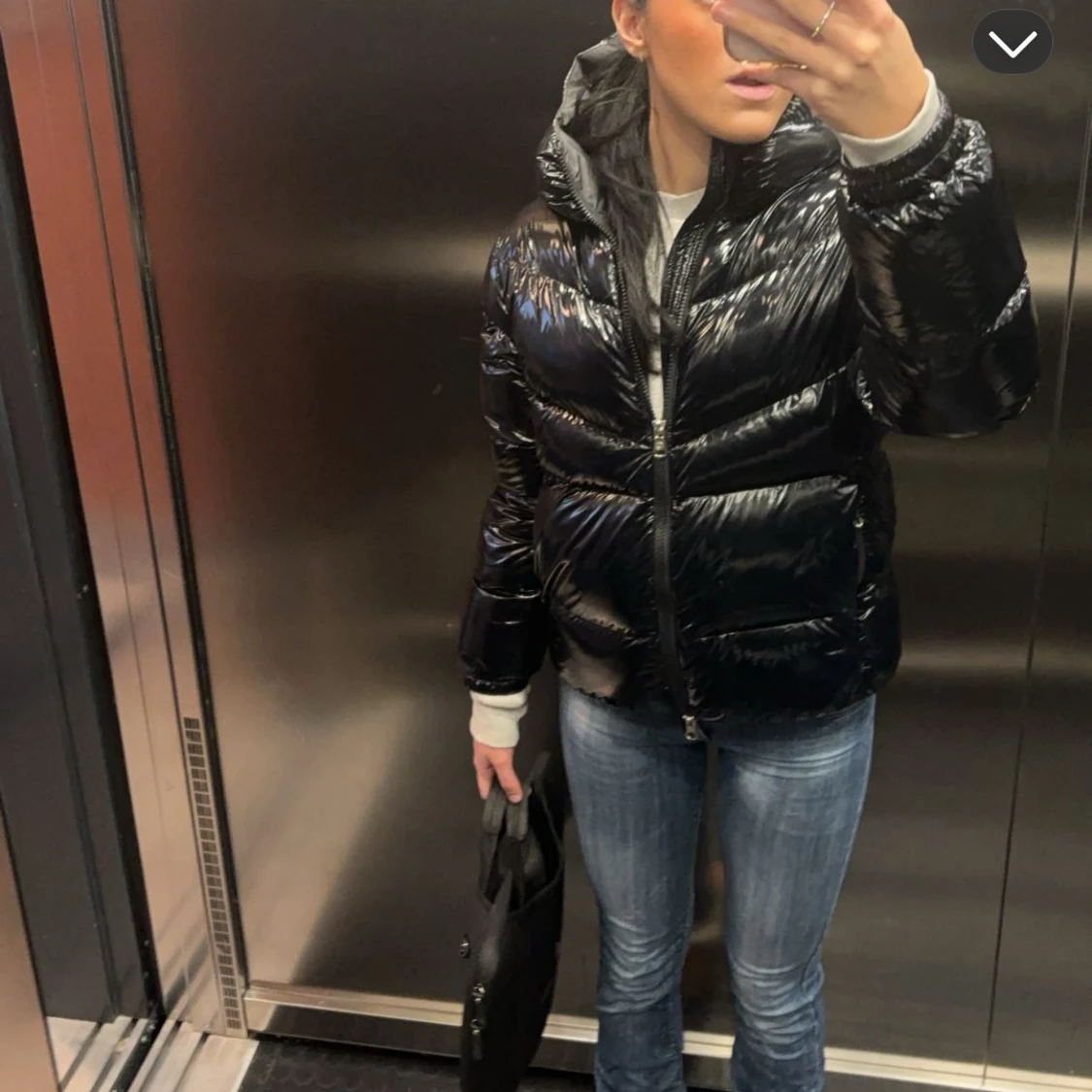 Svart pufferjacka från Colmar - 1