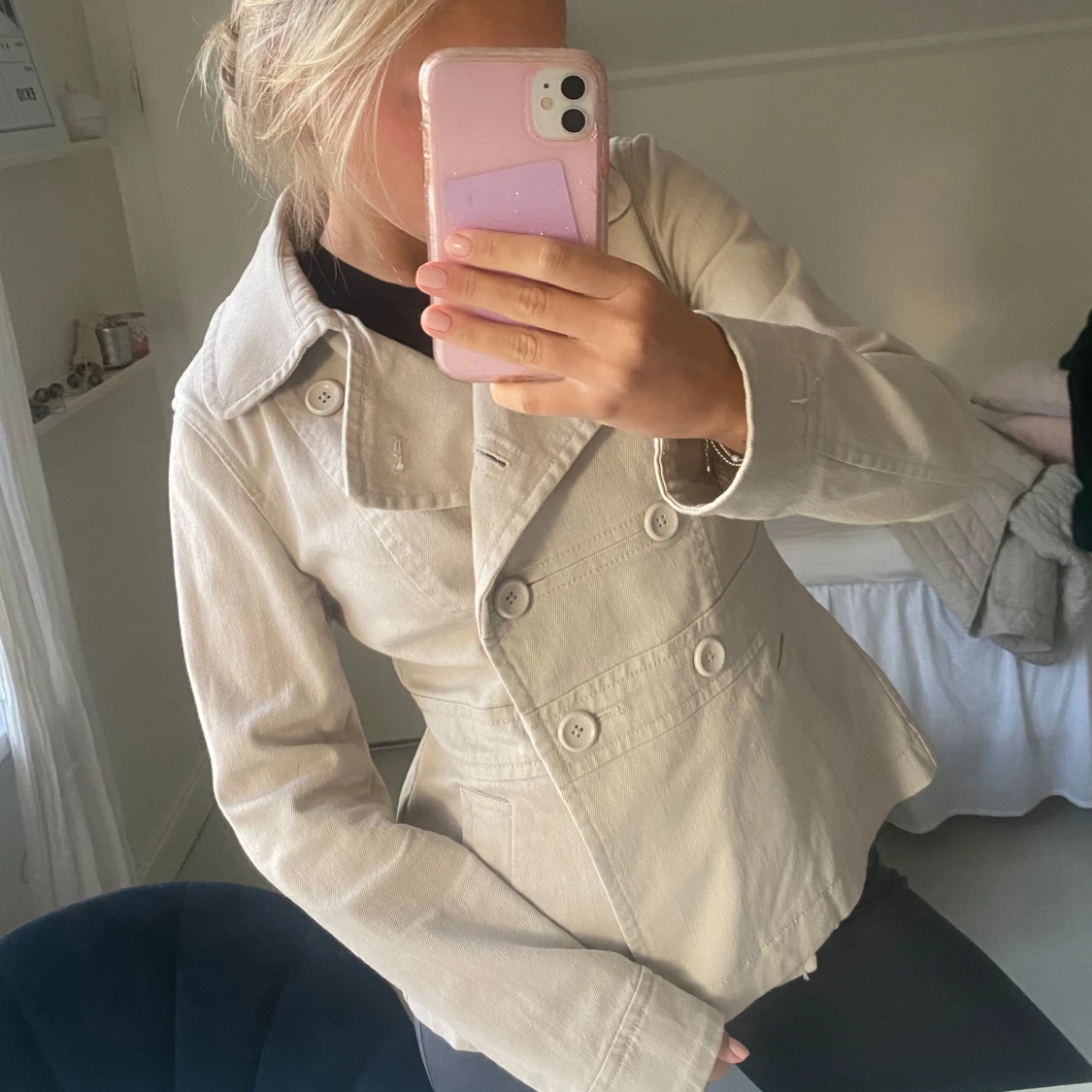 Beige höstjappa - 4