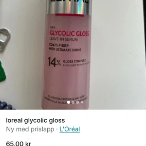 L'Oréal Glycolic Gloss serum - halvfylld typ men säljer för att ja inte behöver. köpt för 115