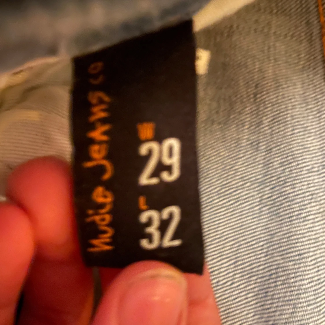 Nudie Jeans slim blå - 1