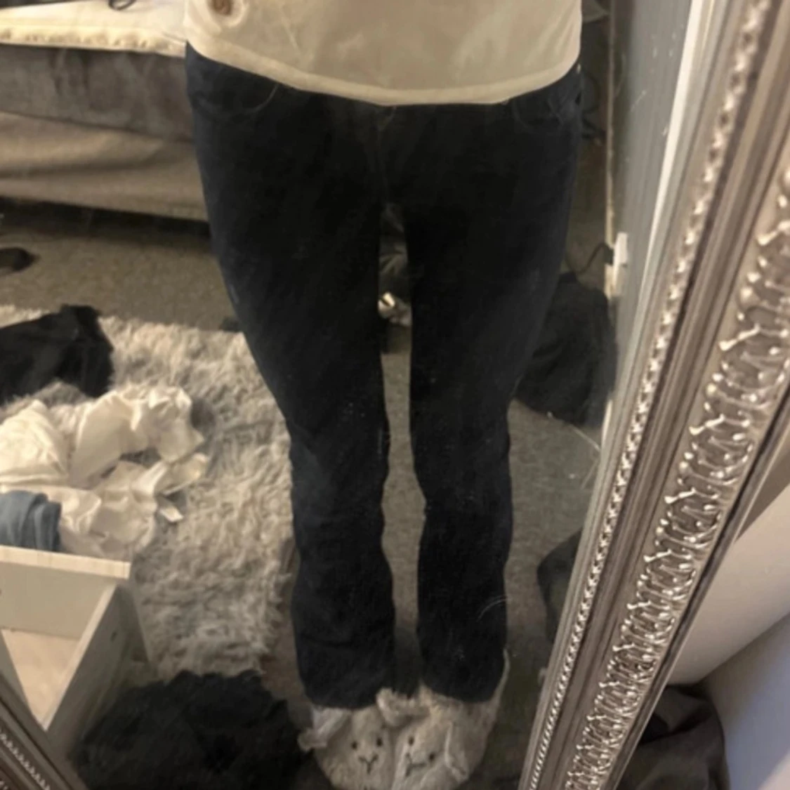 Mörkblå jeans - 90