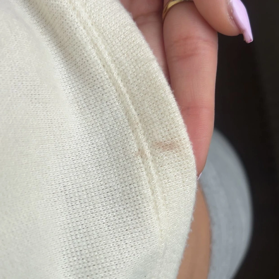 Vit croppad t-shirt - 2