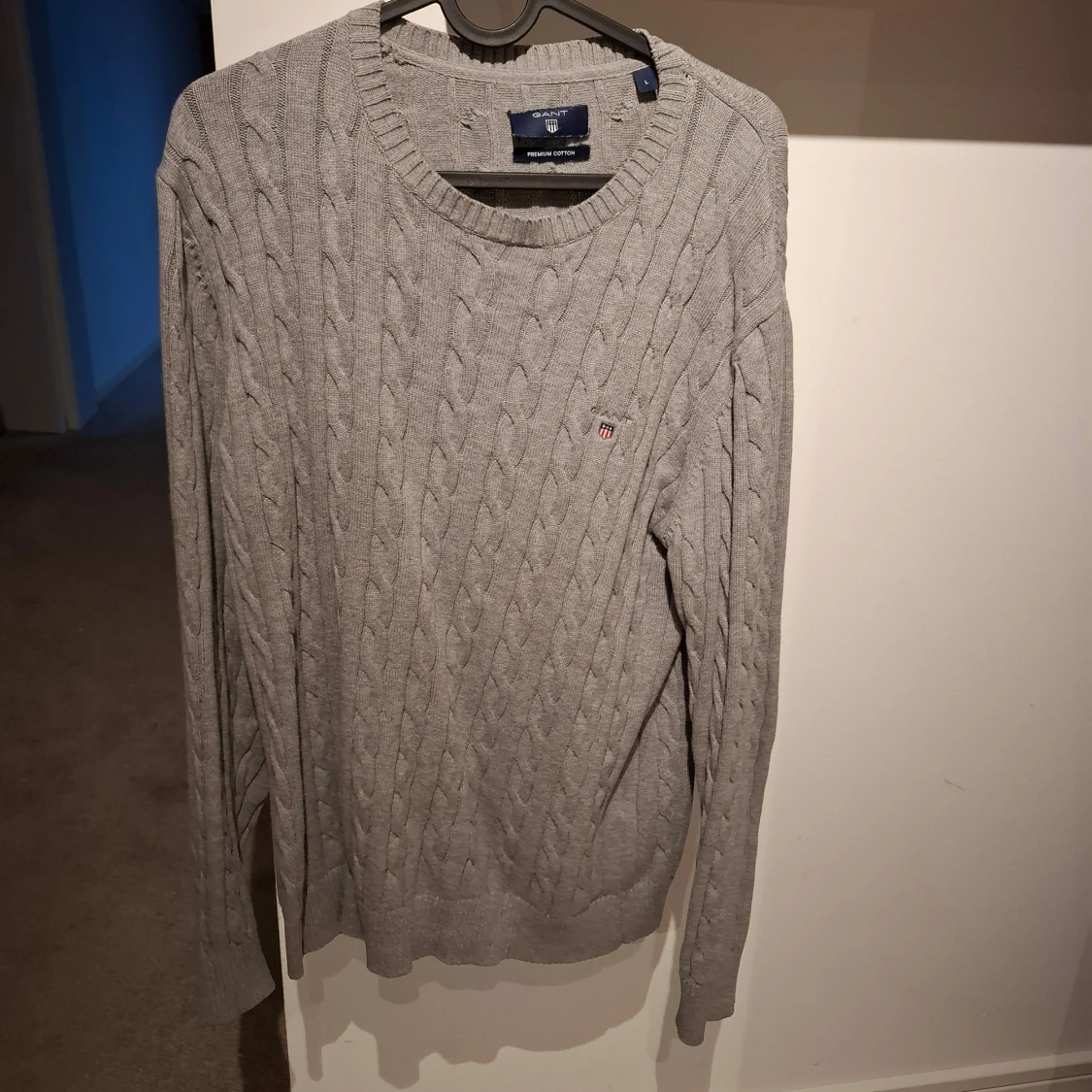 Kabelstickad tröja från Gant