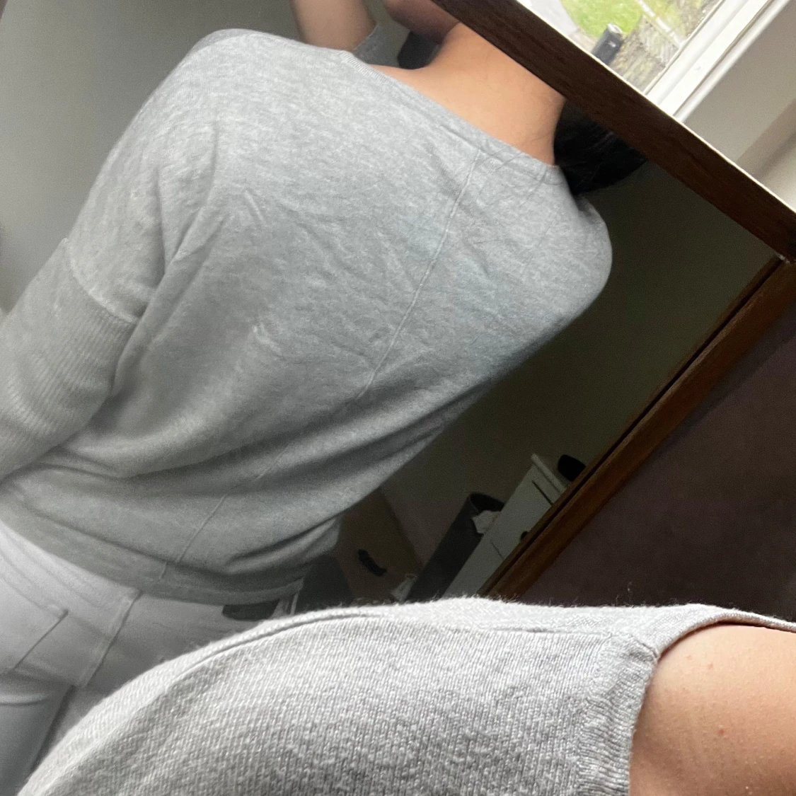 Ljusgrå tröja från Saint Tropez - 1