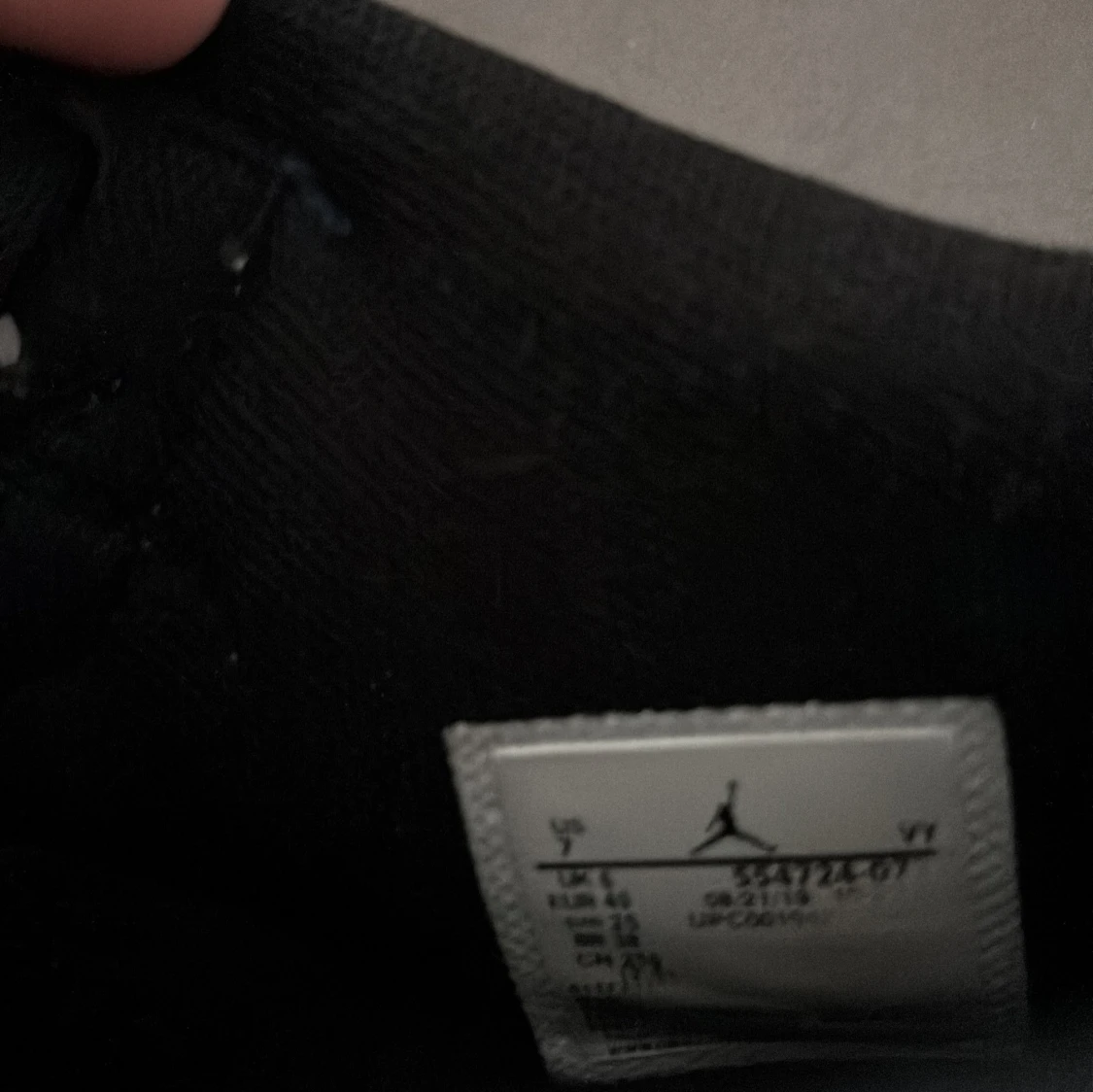 Nike Air Jordans svart/blå - 2