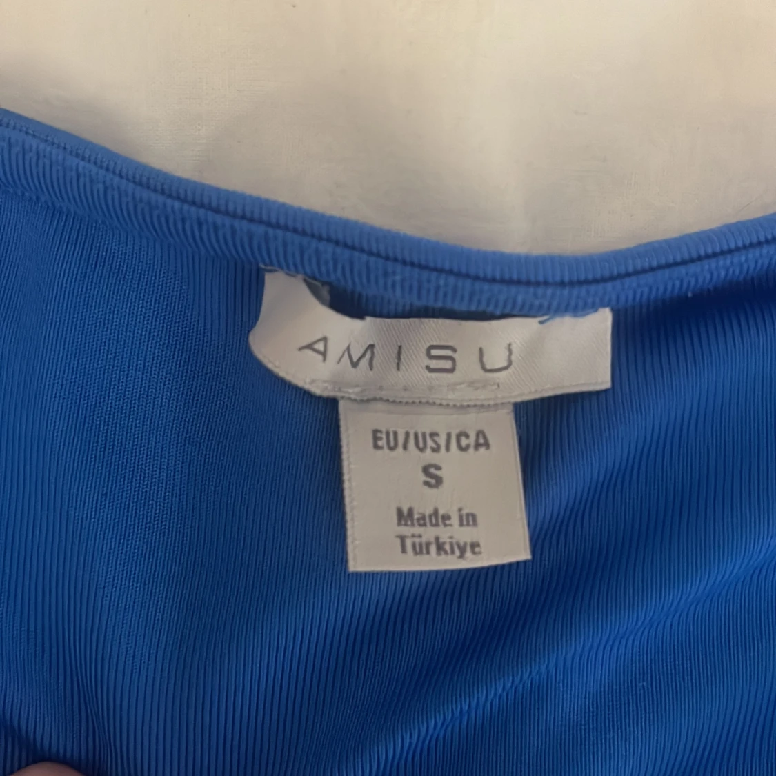 Blå ribbad topp från New Yorker - 2