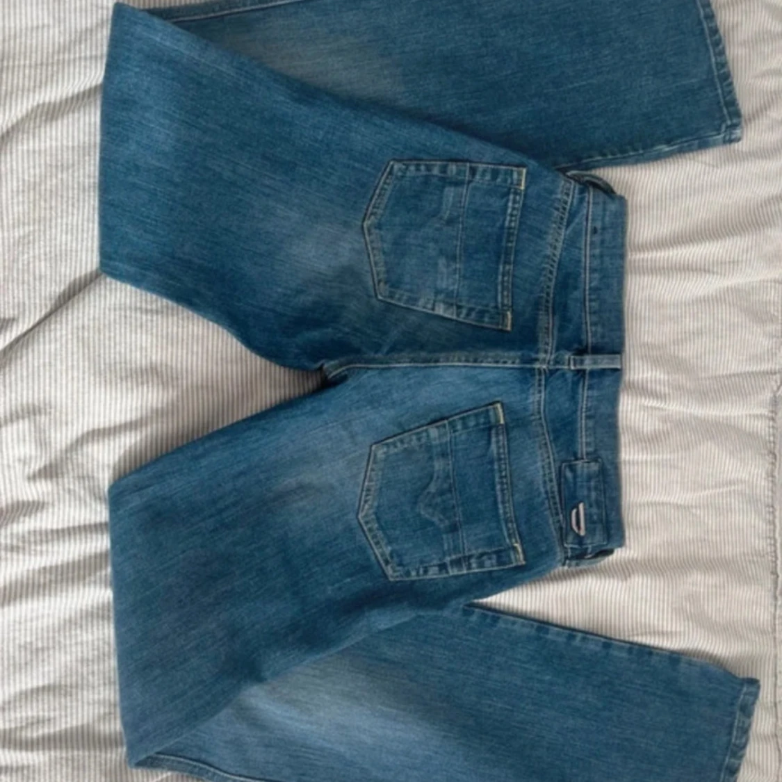 Levi's blå bootcut jeans - 4