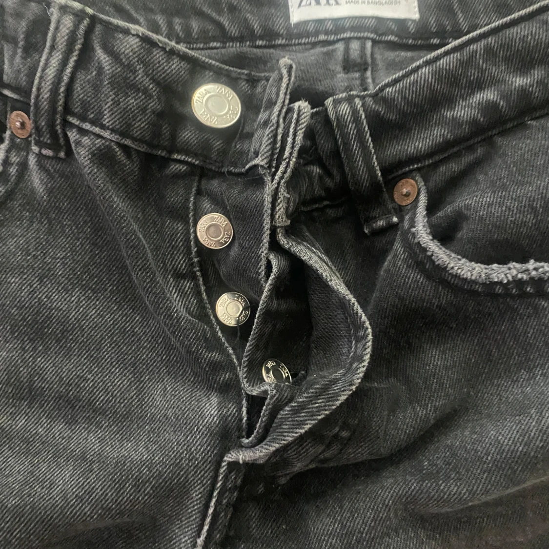 Svarta raka jeans från Zara - 1