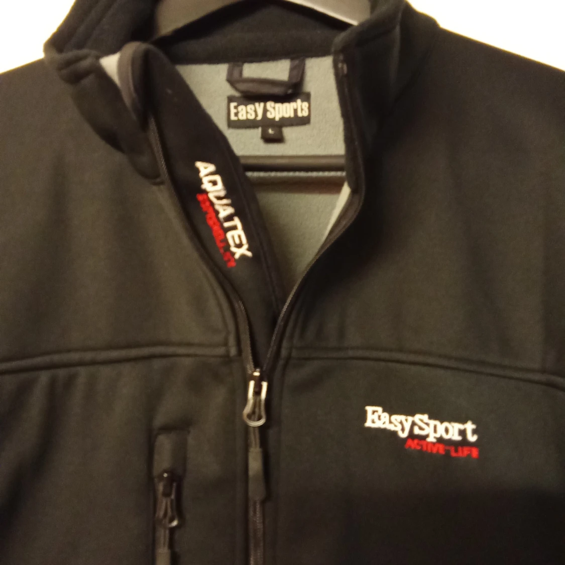 Svart softshelljacka Easy Sports - 1