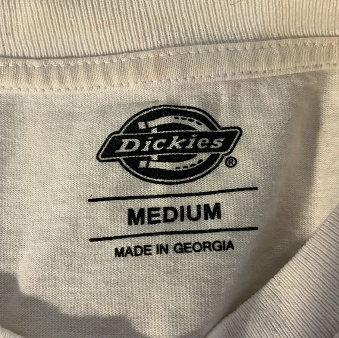 Vit långärmad Dickies tröja - 2
