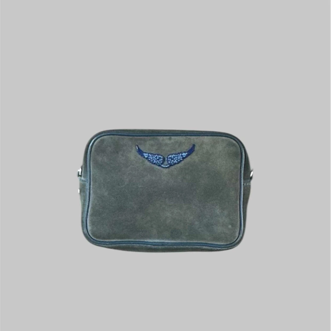 Grå mocka axelväska Zadig & Voltaire - 1