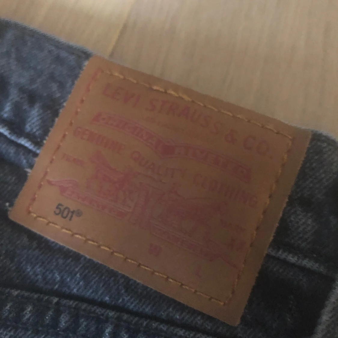 Levi's 501 svarta jeans straight fit - 3