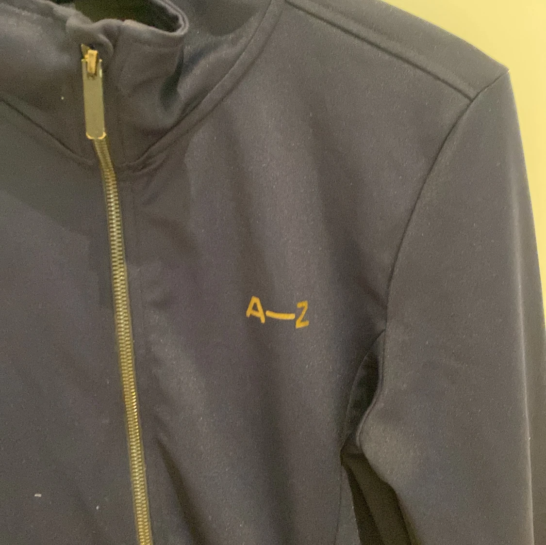 Mörkblå zipjacka från A–Z, XS - 1