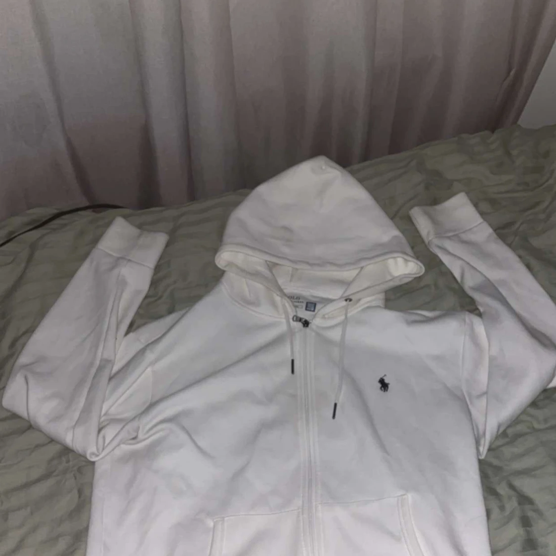 Vit hoodie från Polo Ralph Lauren