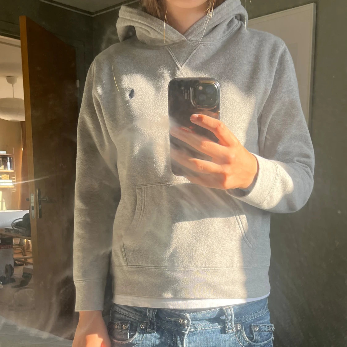 Grå hoodie från Polo Ralph Lauren - 3