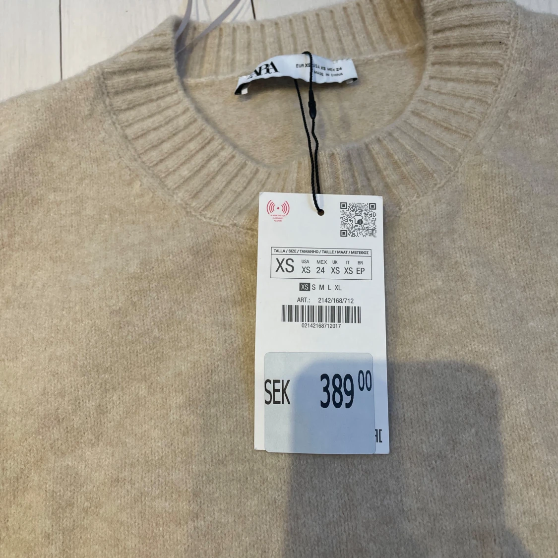  Beige tjocktröja - 1