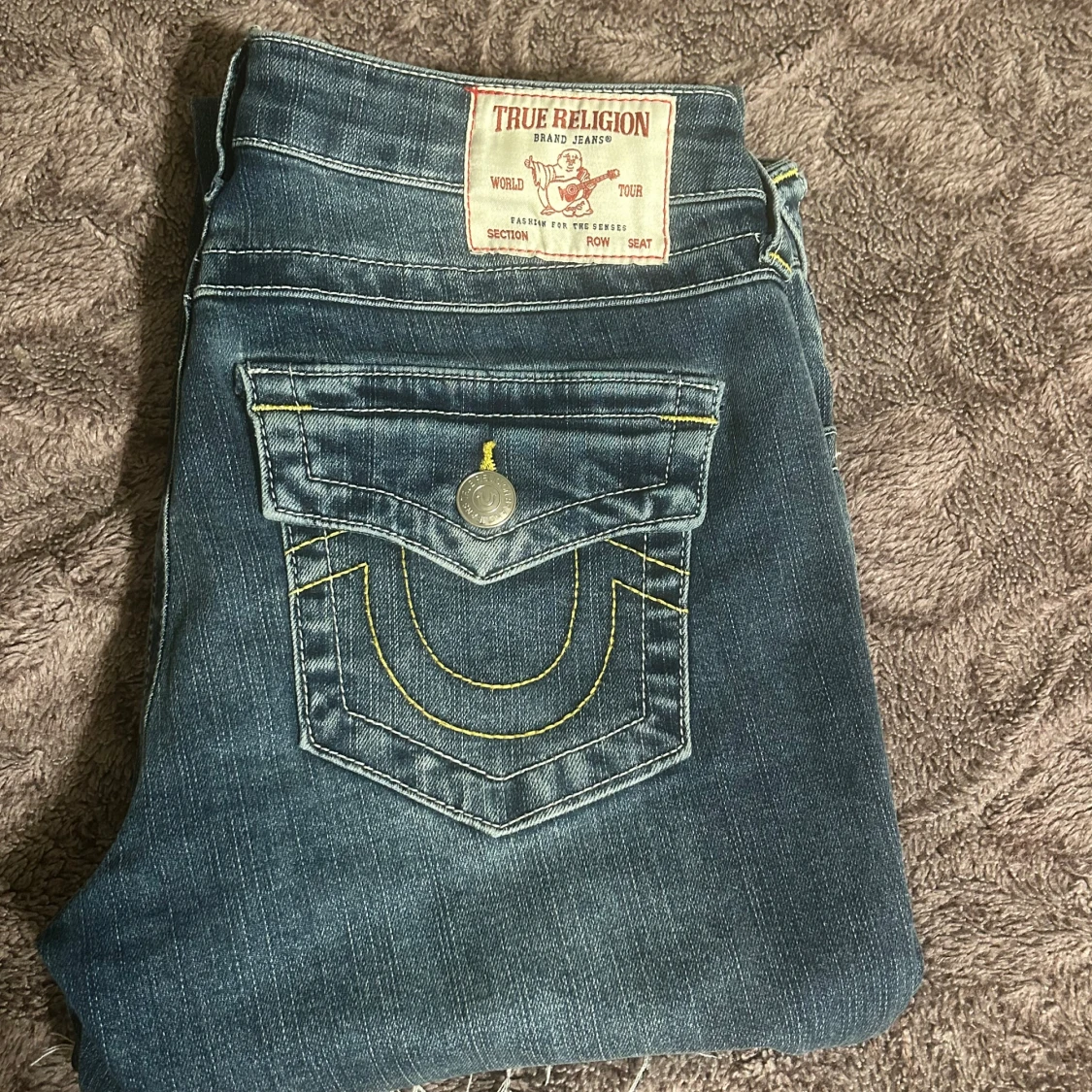 True Religion Mid Rise Bootcut Jeans