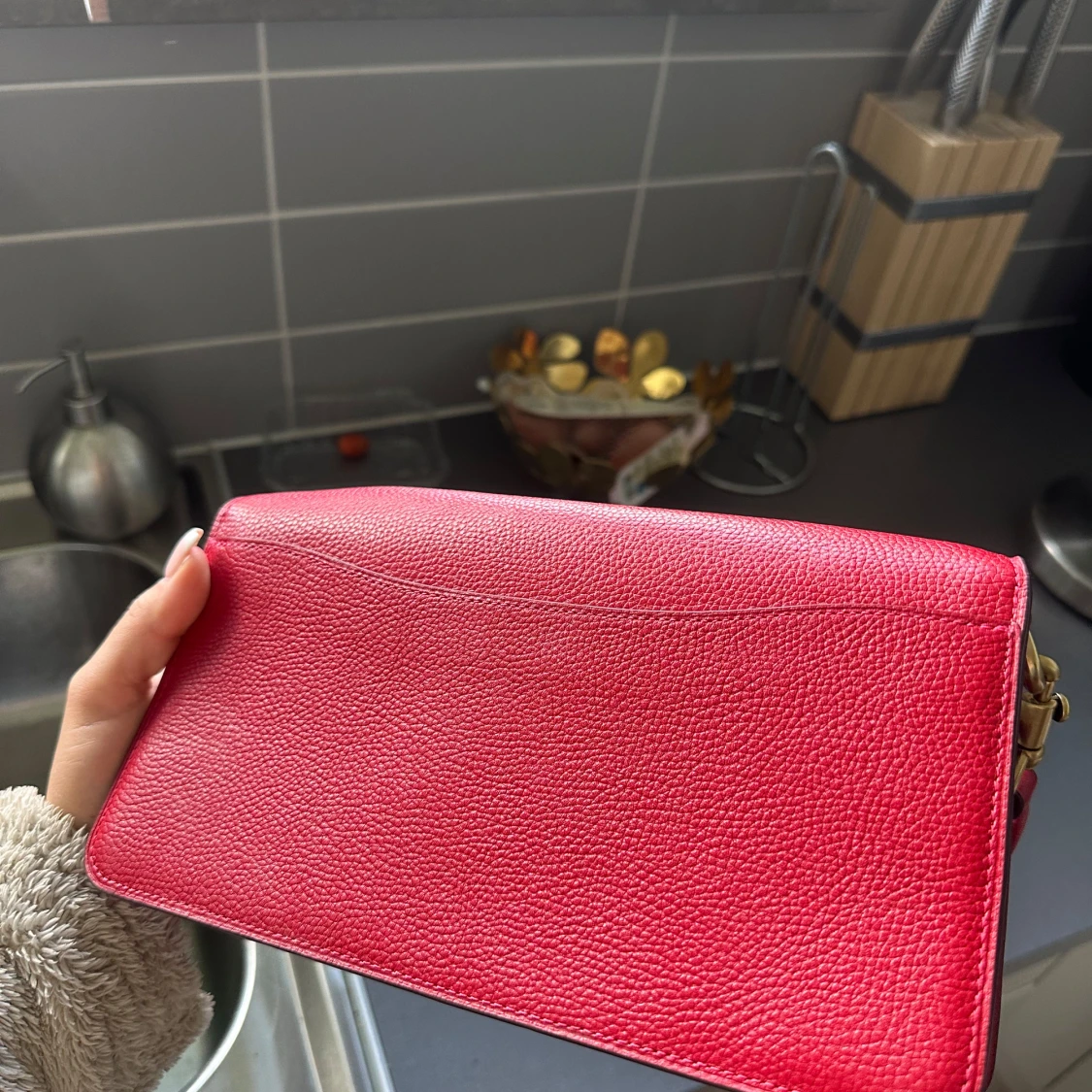 Röd axelväska från Coach - 4