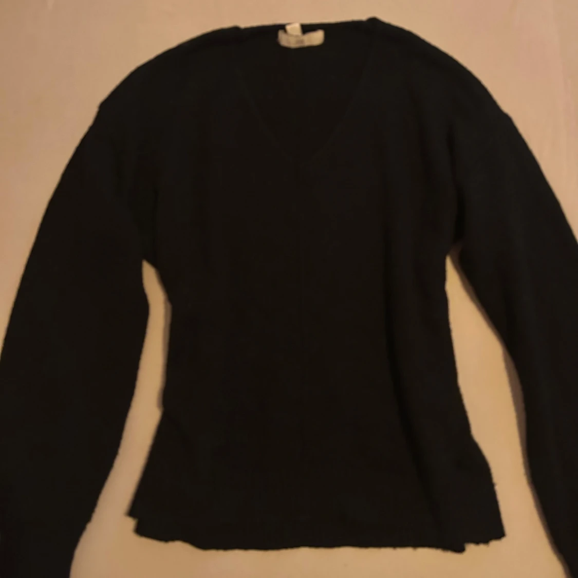 Svart långärmad tröja