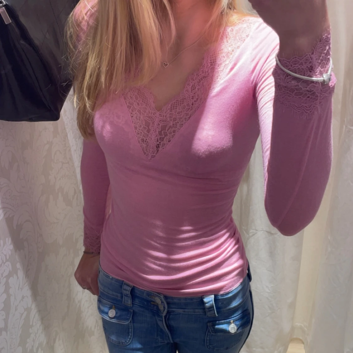 Rosa intmissmi tröja - 90