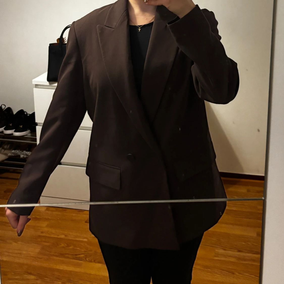 Brun kavaj från Zara storlek S - 3