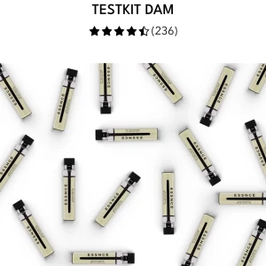 Essnce Testkit Dam - Säljer hela dam testkitet från Essnce med 51 tester. Öppnat alla o doftat men endast testat 14 av dem en gång. Inköpt 27/3, nypris 530kr.   