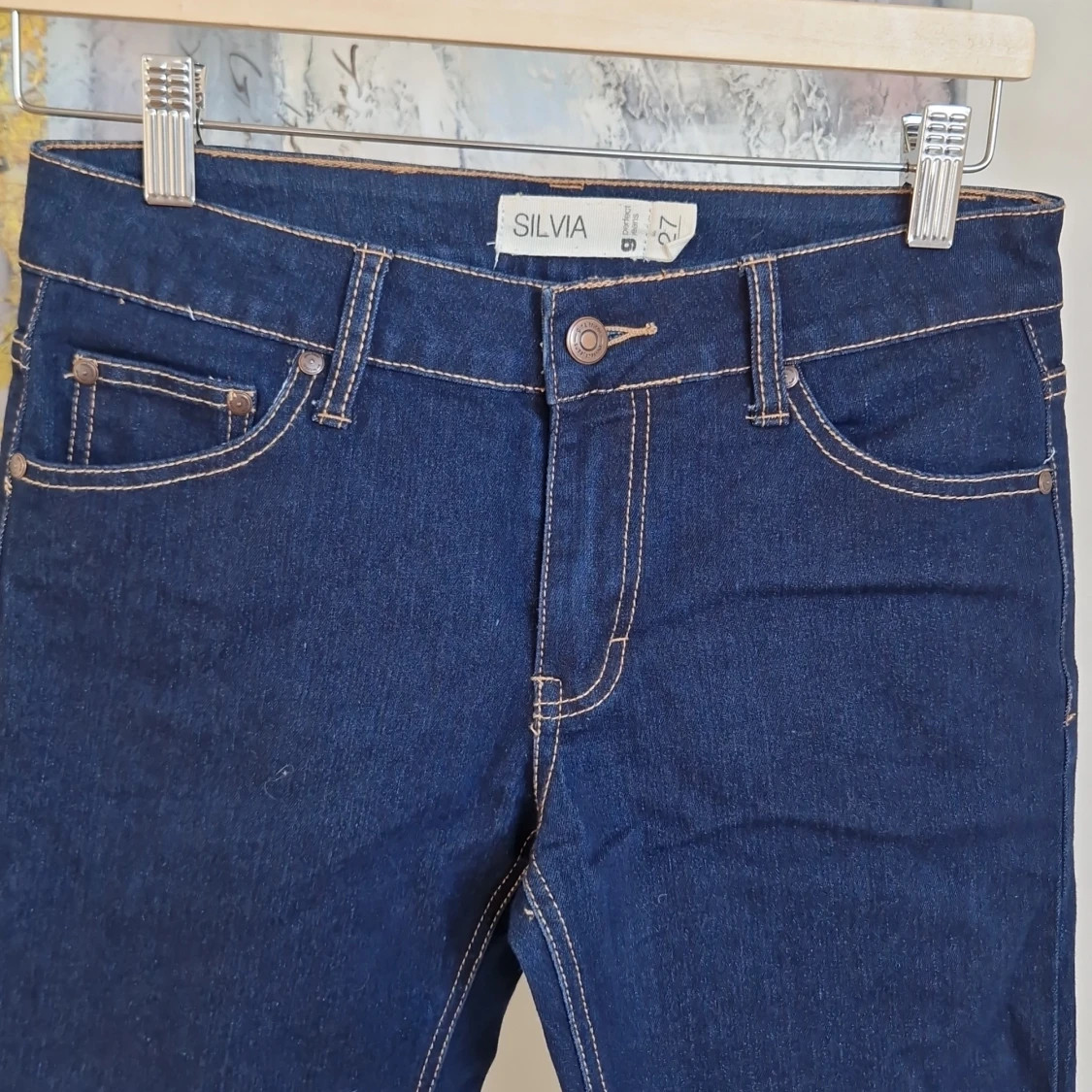 Mörkblå jeans från Silvia - 1