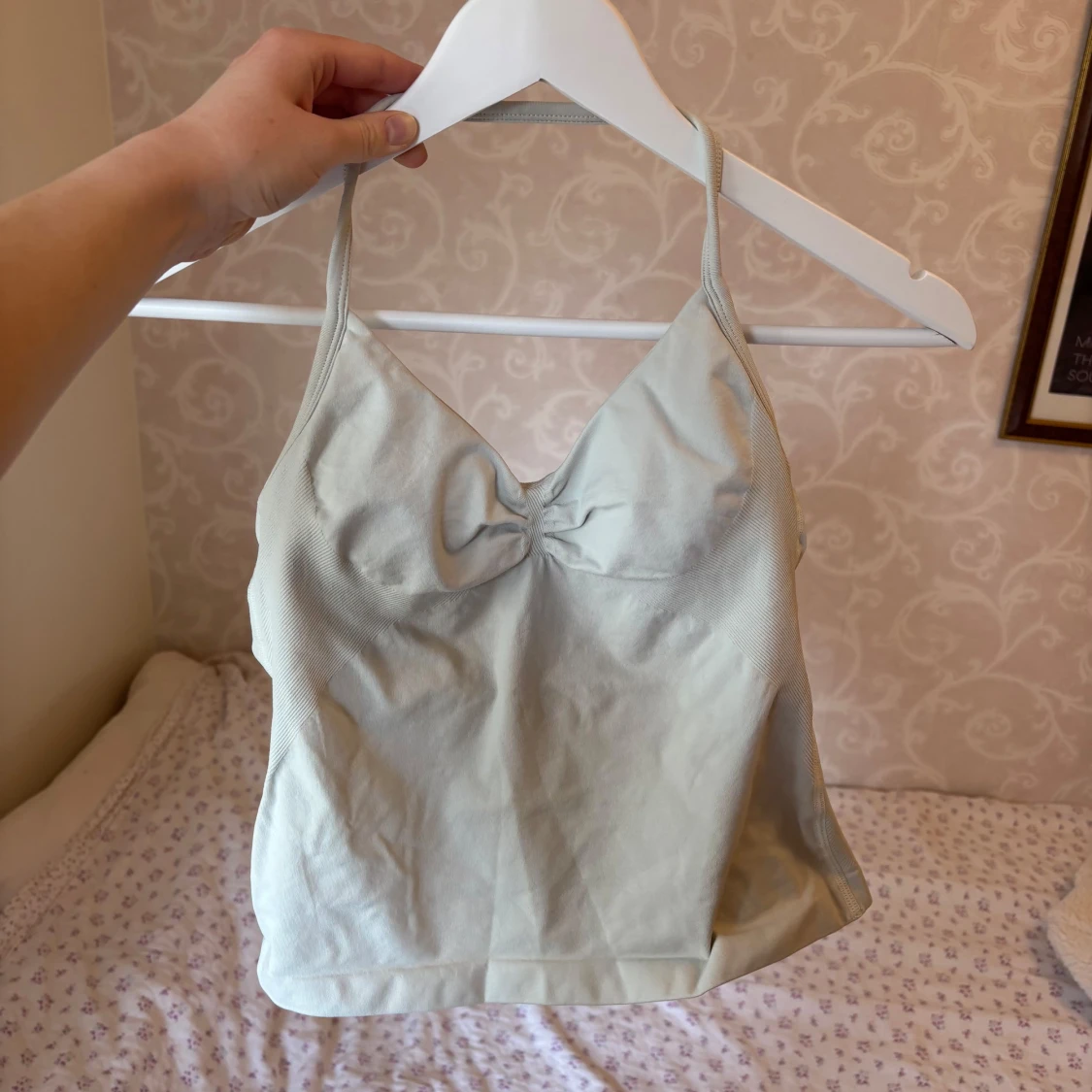 ljusgrönt träningslinne