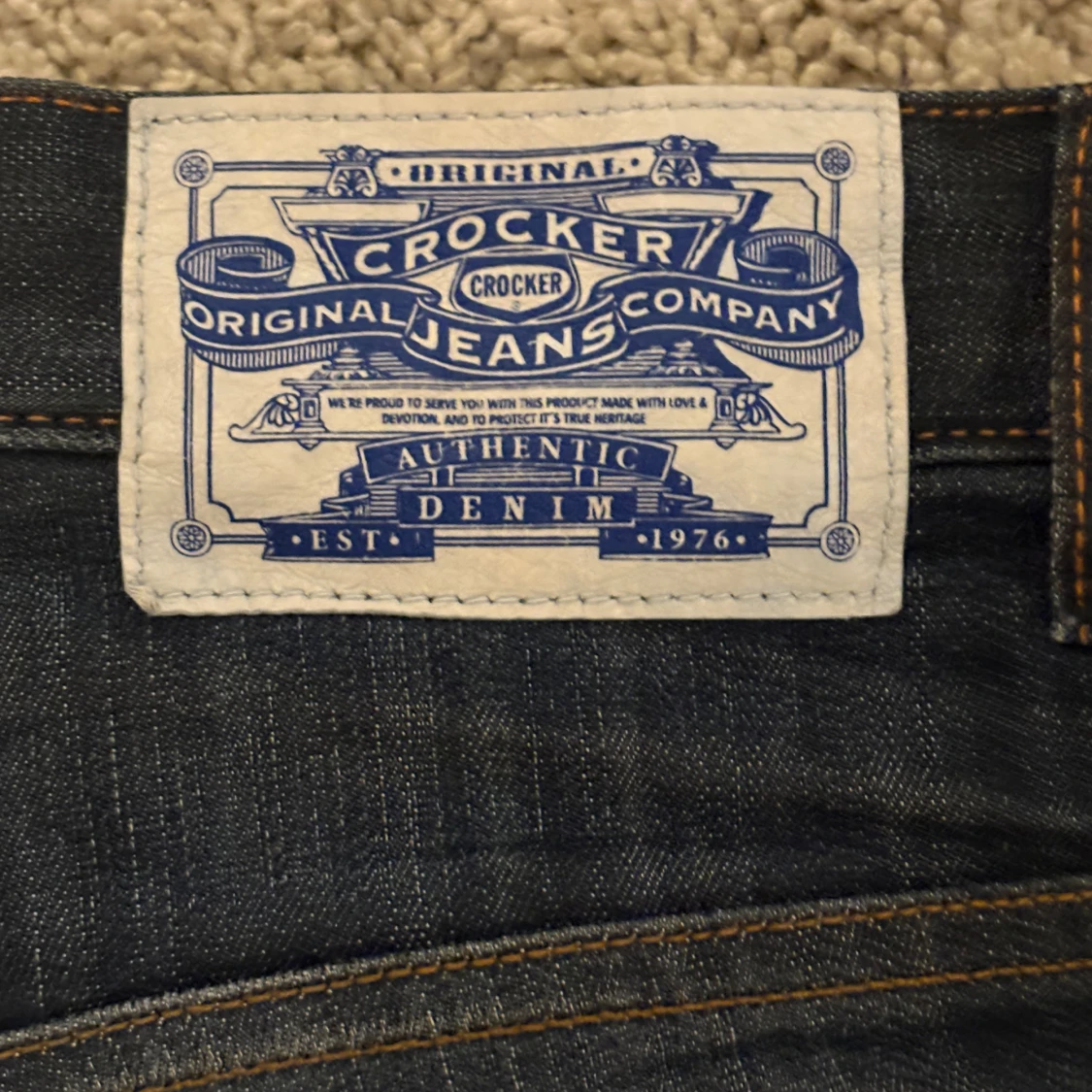 Mörkblå jeans st 29/32 - 2