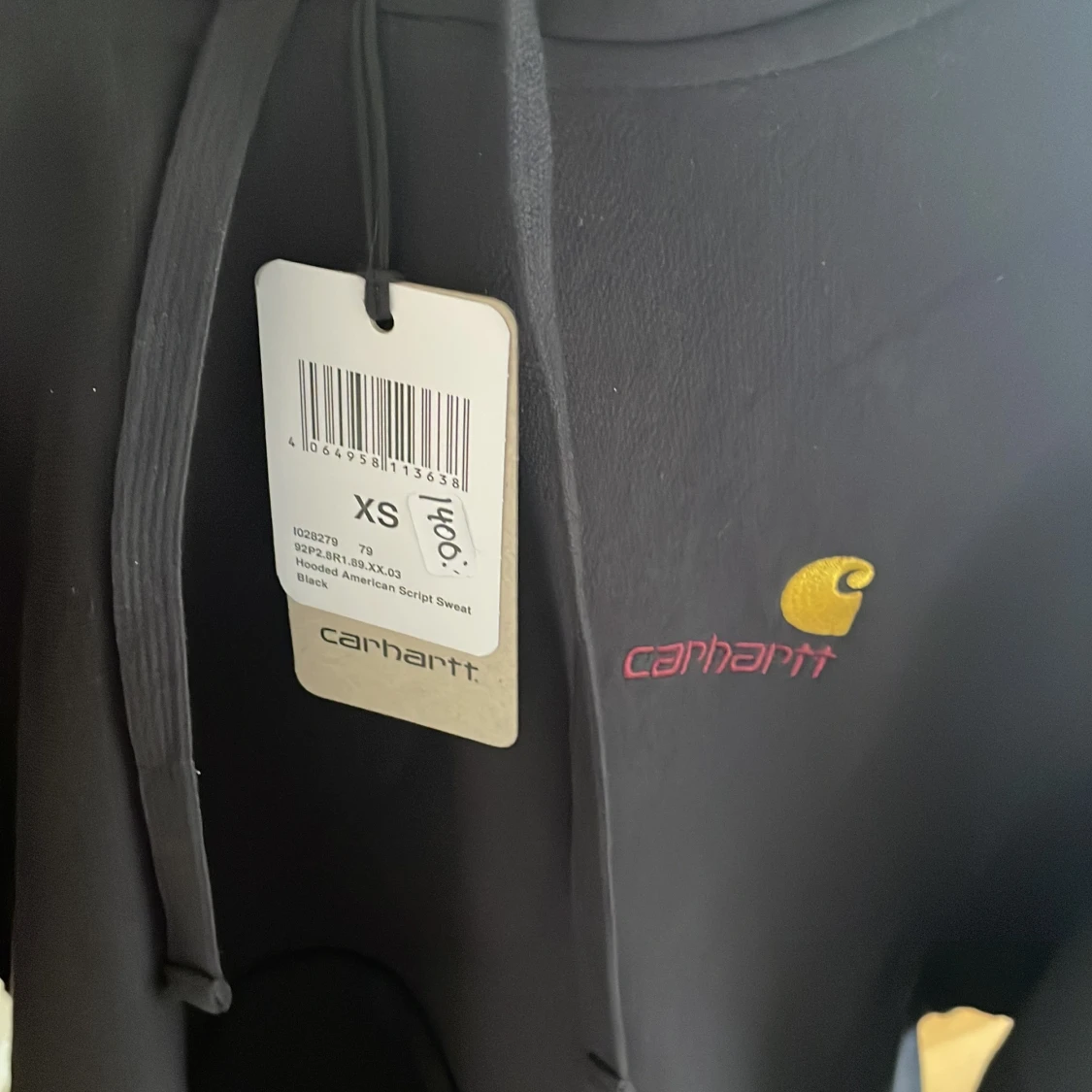 Helt ny Carhartt WIP American Script hoodie - 4