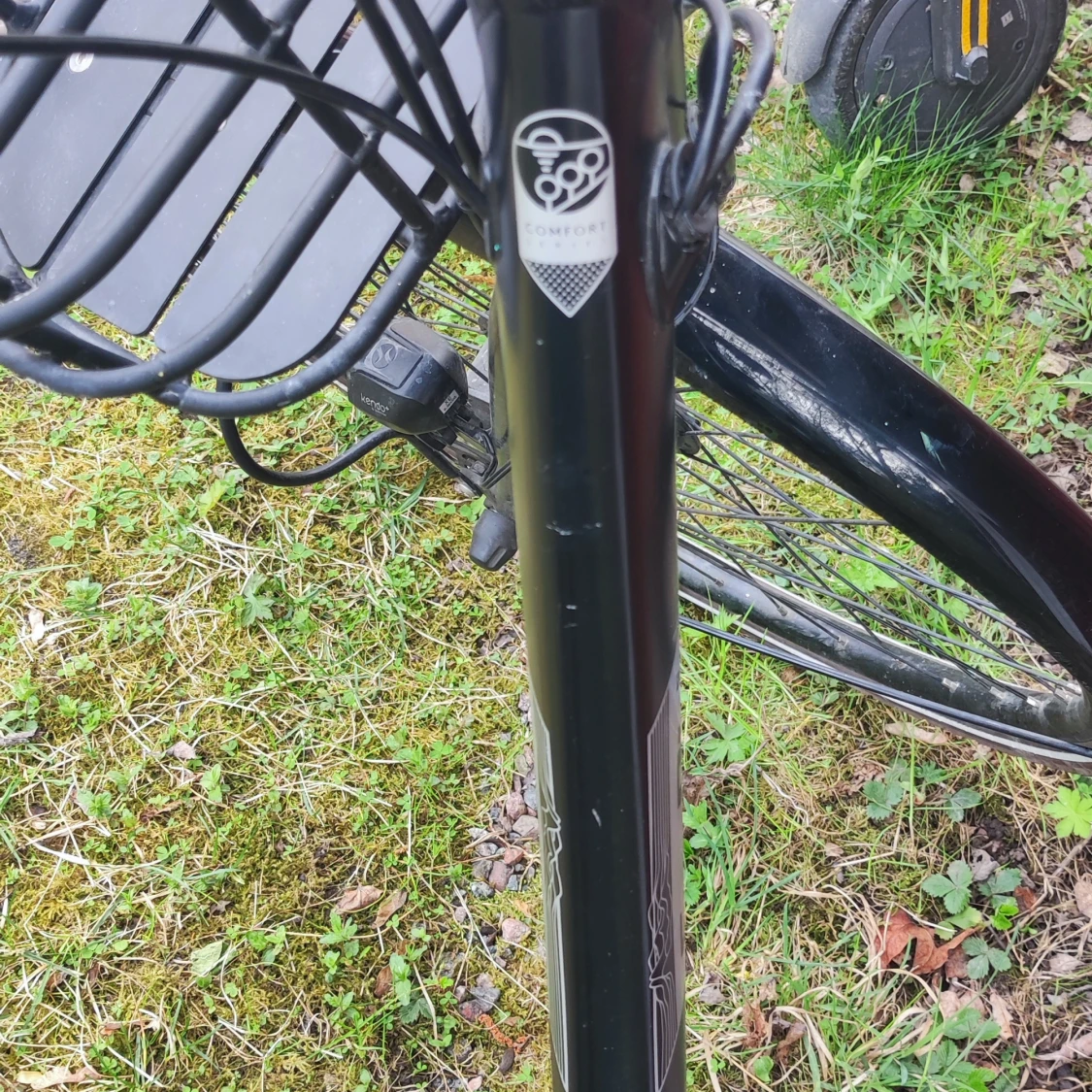 Svart elcykel från ecoride dock utan batteri  - 3