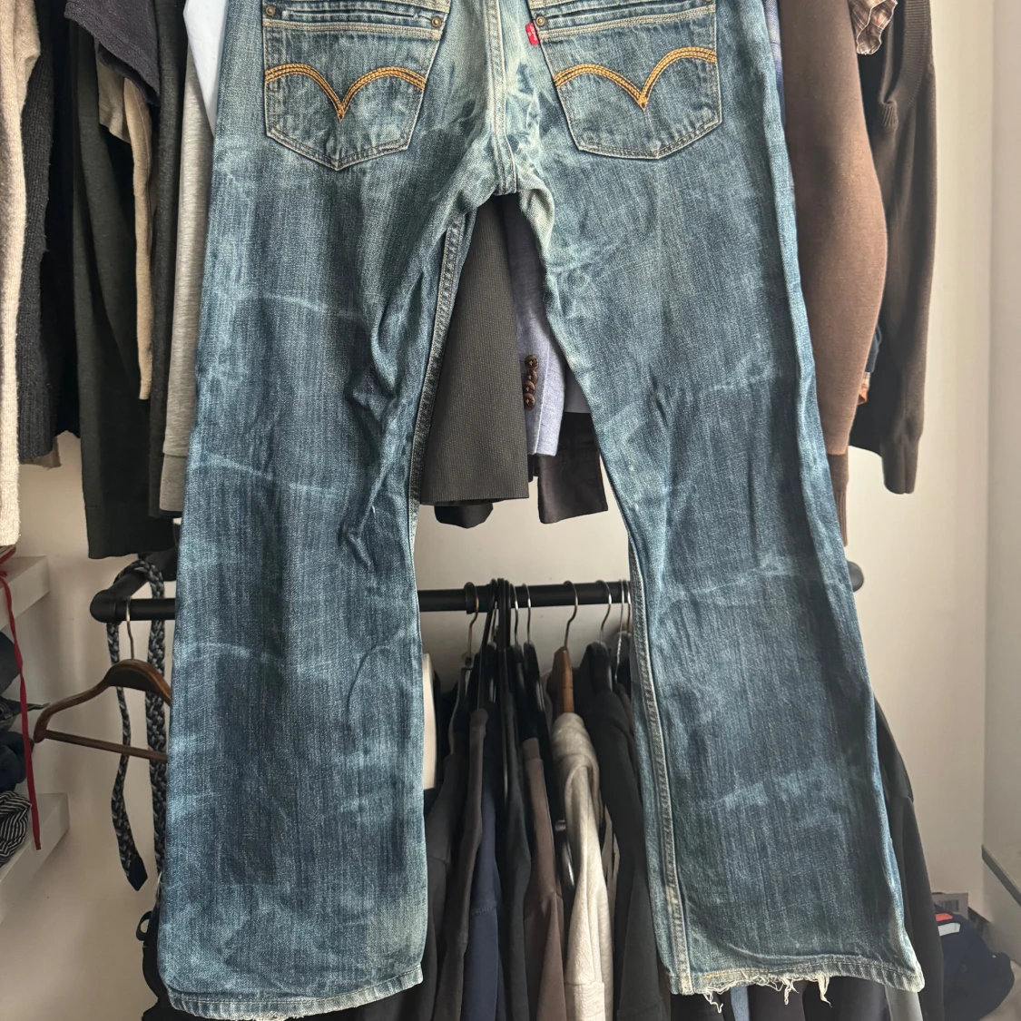Levi's 527 bootcut jeans blå - 3