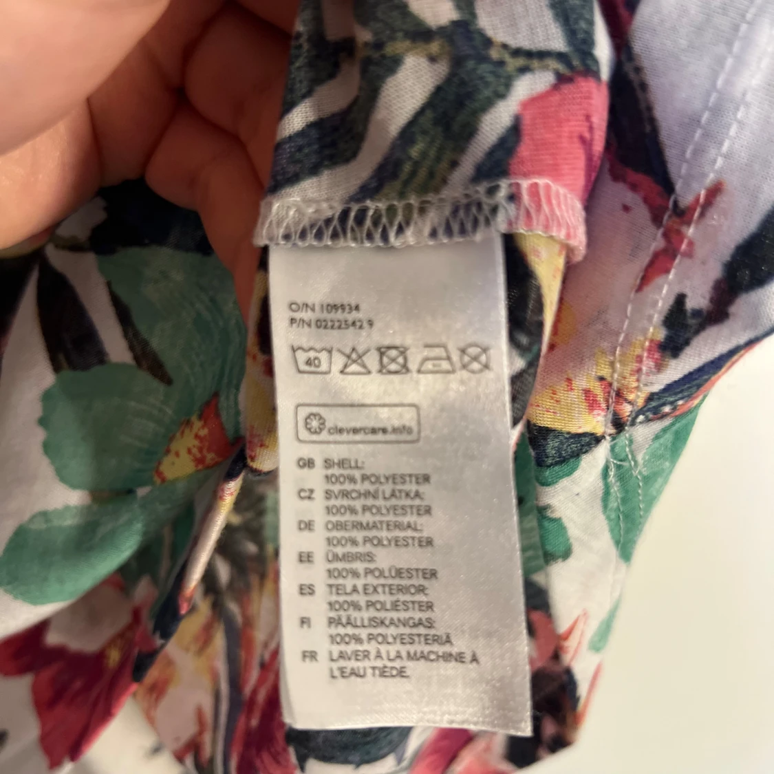 Blommig linnetopp från H&M - 4
