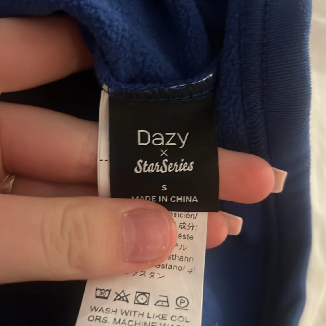 Blå långärmad topp från SHEIN - 1