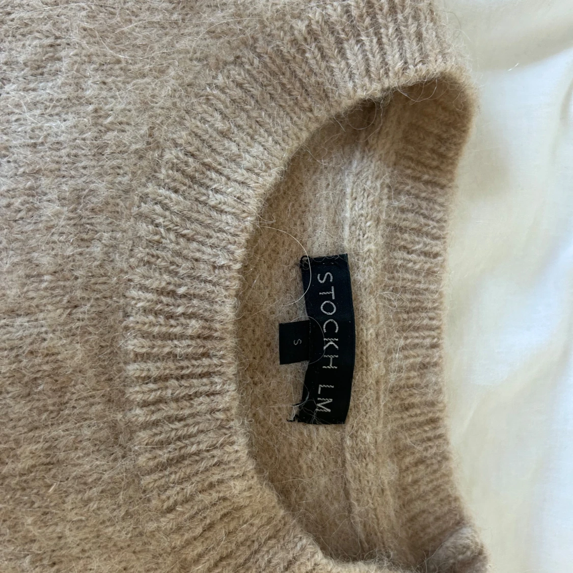 Beige stickad tröja STOCKH LM - 1