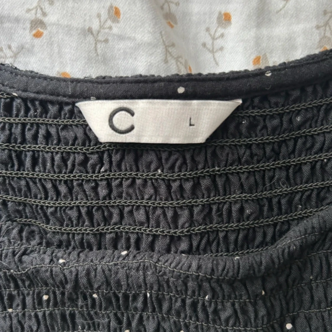 Svart klänning med prickar från Cubus - 2