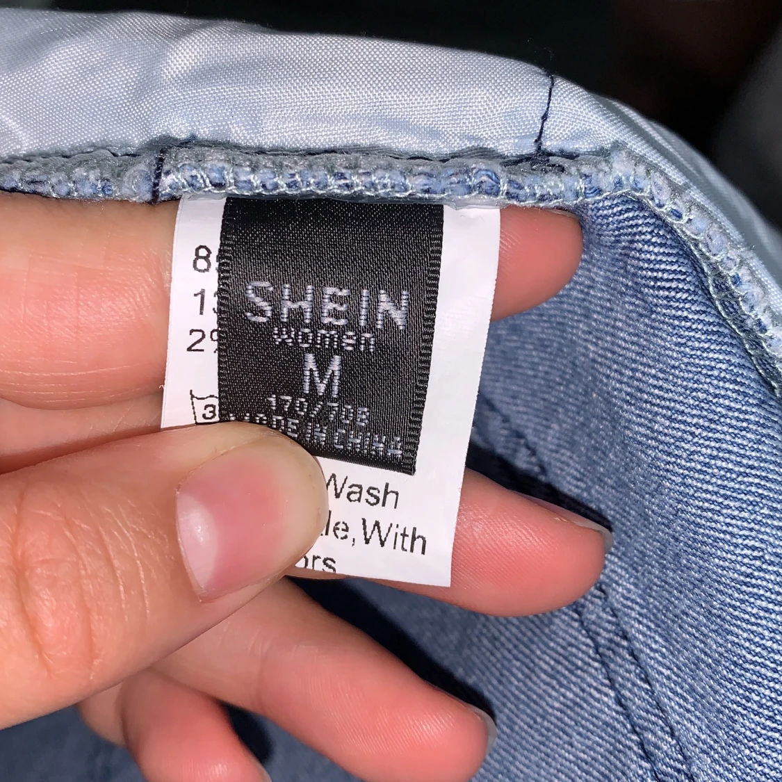 Blå skinny jeans från Shein - 2