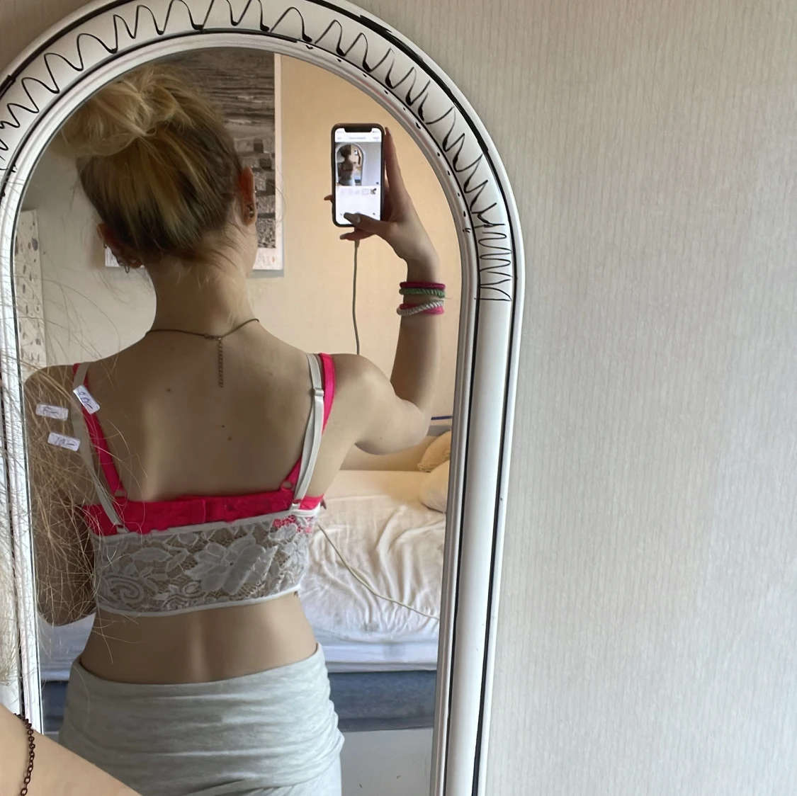 Vit spets bralette - 1