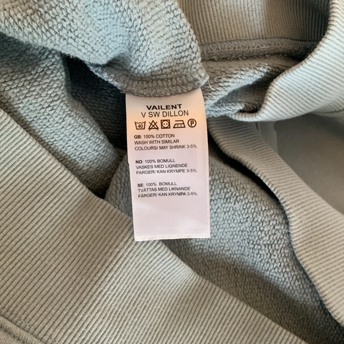 Ljusblå sweatshirt från Vailent - 3