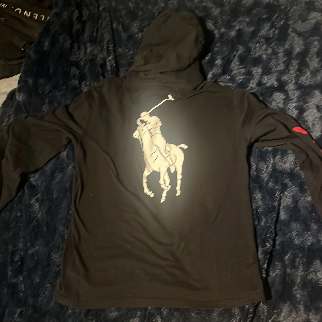 Svart hoodie från Polo Ralph Lauren