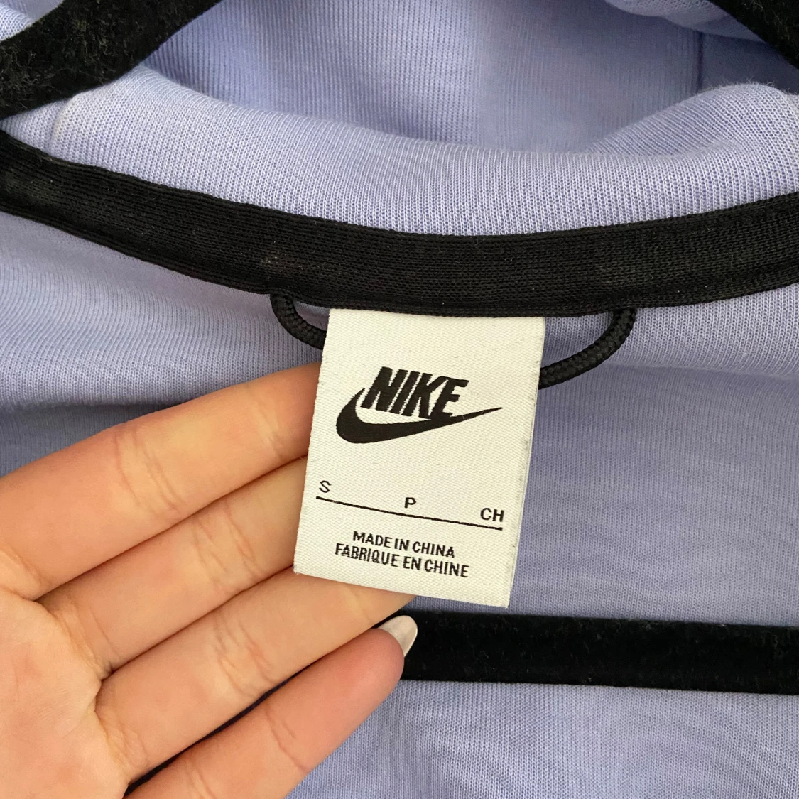 Ljuslila Nike-tech hoodie  - 2