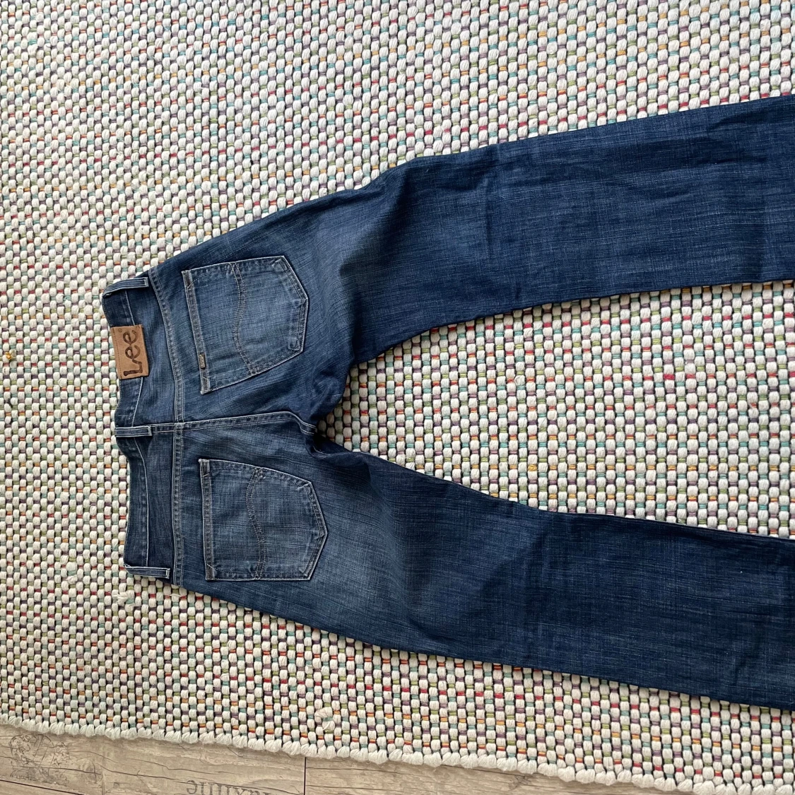 Mörkblå bootcut jeans från Lee - 2