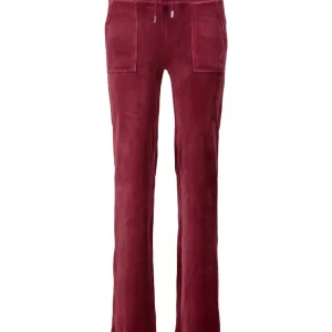 Vinröda juicy byxor  - Snygga vinröda juciy byxor köpta ifrån juicy coutures egna hemsida,använt Ish tre gånger.kom priv för fler bilder🫰🥰 